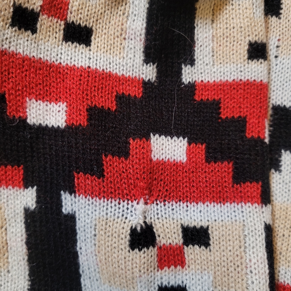 H&M Mens Jolly Santas Sweater Black, White And Red Sz S - Picture 6 of 8